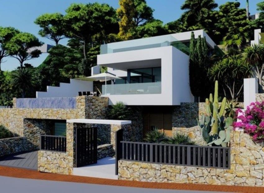 4 chambre Villa/Maison à vendre à Calpe / Calp avec piscine garage - 1 550 000 € (Ref: 8887461)