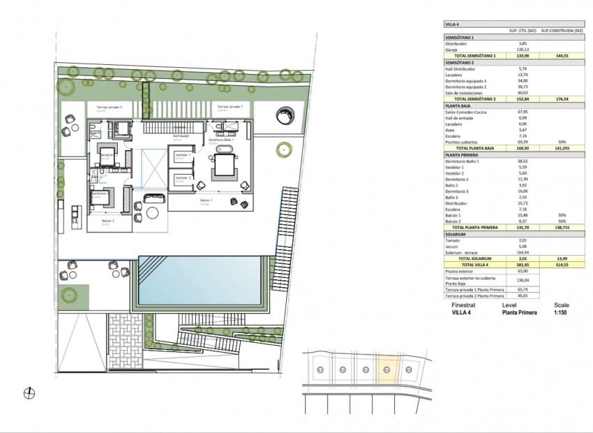 5 soveværelse Villa til salg i Finestrat med swimmingpool - € 2.450.000 (Ref: 8887485)