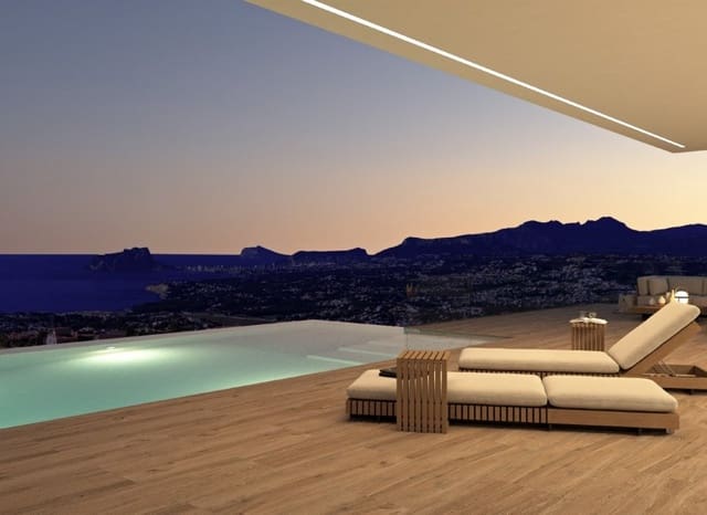 Chalet de 3 habitaciones en Cumbre del Sol, Benitachell / Benitatxell en venta con piscina garaje - 2.495.000 € (Ref: 8887498)