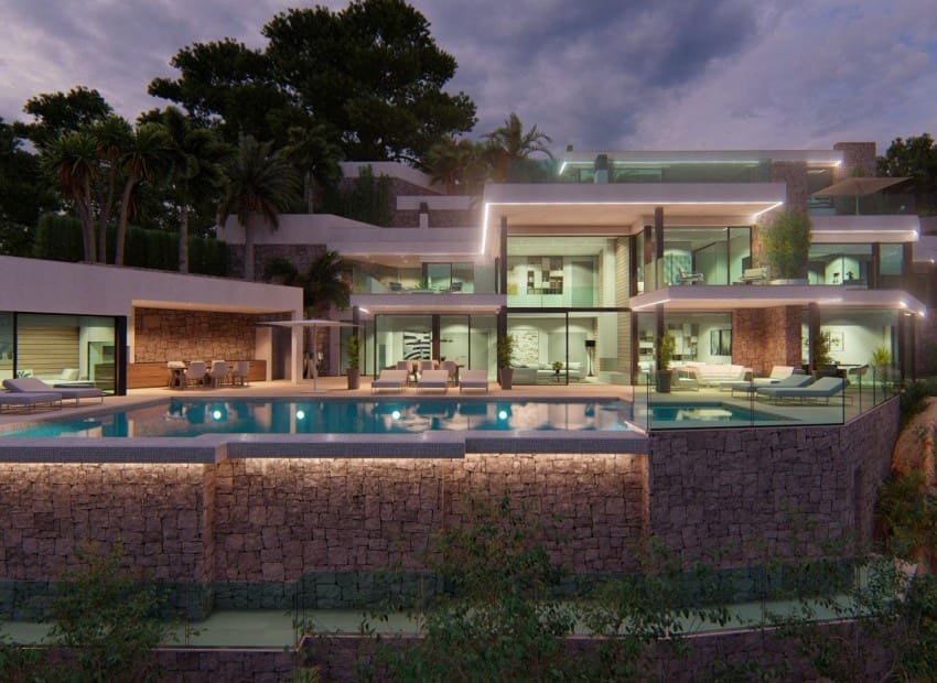 Chalet de 4 habitaciones en Moraira en venta con piscina - 8.000.000 € (Ref: 8887501)