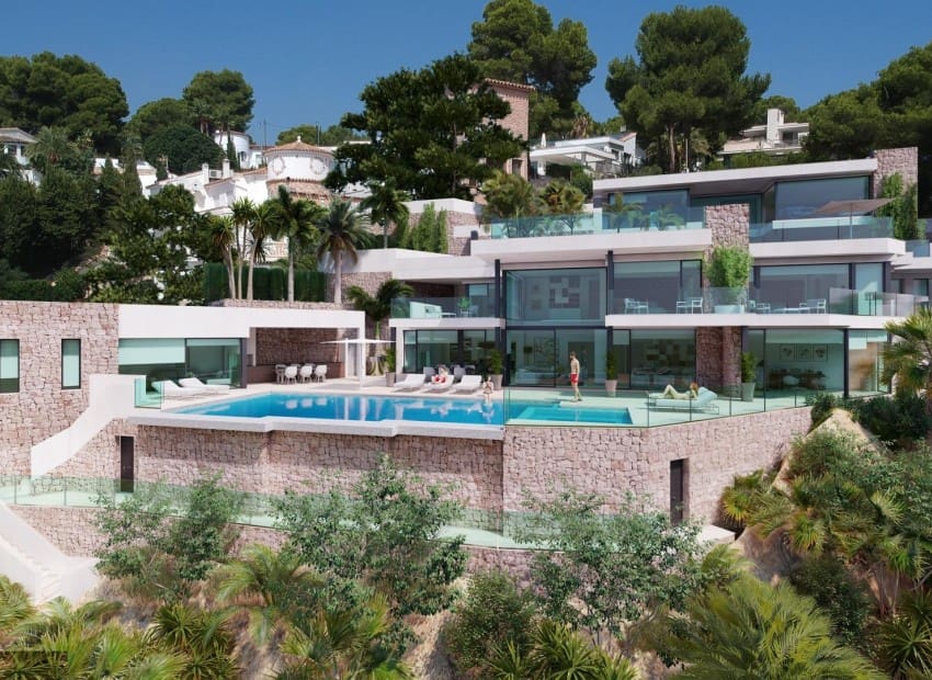 Chalet de 4 habitaciones en Moraira en venta con piscina - 8.000.000 € (Ref: 8887501)