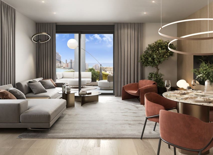 3 quarto Apartamento para venda em Calpe / Calp com piscina - 625 000 € (Ref: 8887503)