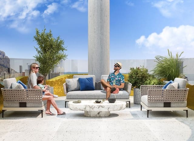 3 quarto Apartamento para venda em Levante - Playa Fossa, Calpe / Calp com piscina - 625 000 € (Ref: 8887503)