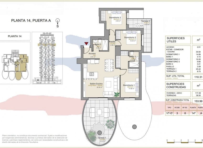 3 quarto Apartamento para venda em Calpe / Calp com piscina - 625 000 € (Ref: 8887503)