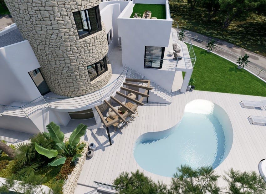 4 sovrum Villa till salu i Altea med pool garage - 2 190 000 € (Ref: 8956208)