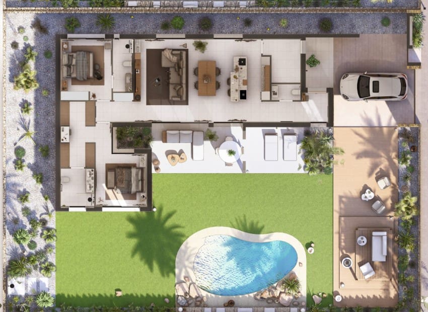 2 slaapkamer Villa te koop in Banos y Mendigo met zwembad - € 404.000 (Ref: 9030739)