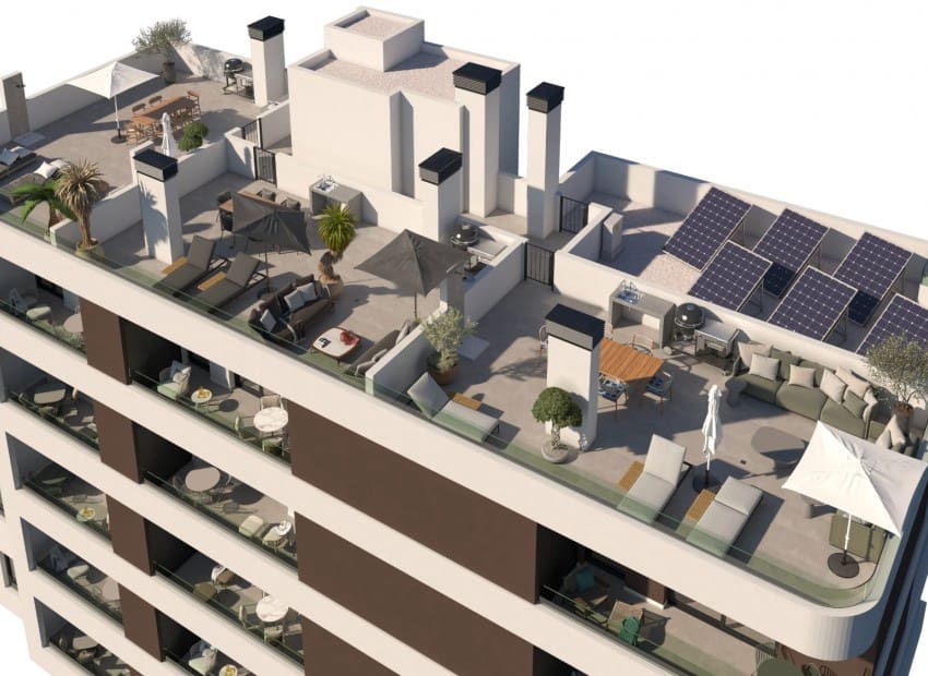 2 bedroom Apartment for sale in Santa Pola with pool - € 262,650 (Ref: 9100149)