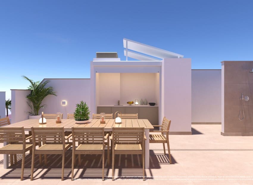 3 sypialnia Apartament na sprzedaż w Torre de la Horadada z basenem - 380 000 € (Ref: 9223584)