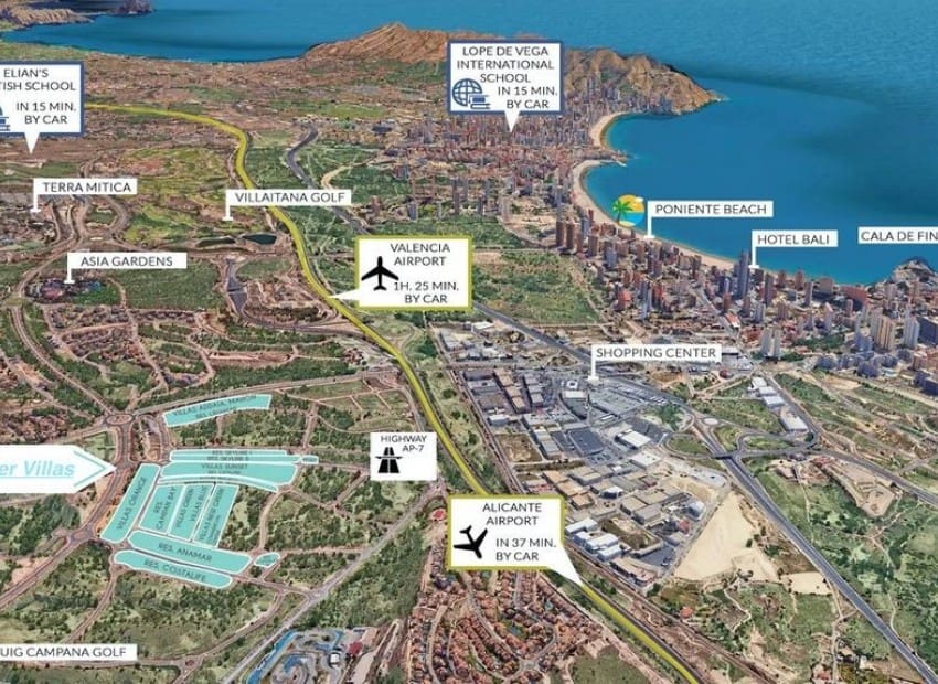 3 quarto Moradia para venda em Finestrat com piscina garagem - 690 000 € (Ref: 9303843)