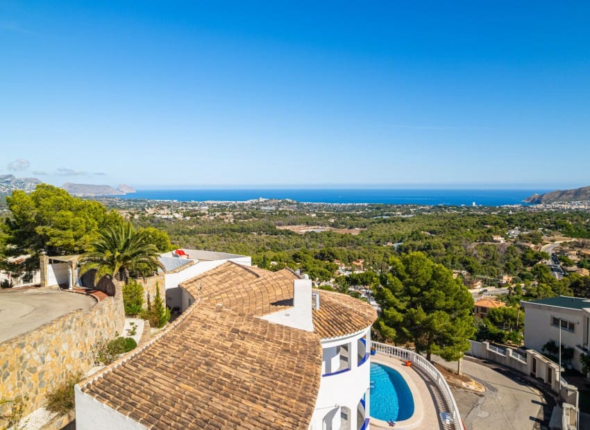 5 makuuhuone Huvila myytävänä paikassa Alfaz del Pi / L'Alfas del Pi - 1 350 000 € (Ref: 9473460)