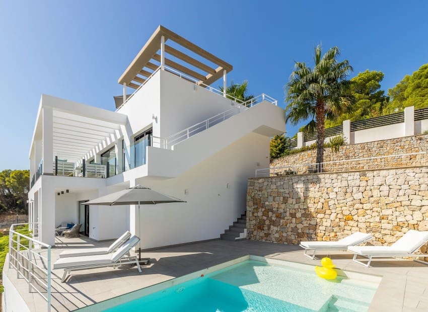 3 soveværelse Villa til salg i Altea la Vella med swimmingpool - € 1.445.000 (Ref: 9524781)