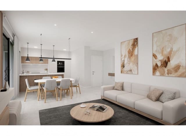 3 Zimmer Apartment zu verkaufen in Los Narejos, Los Alcázares mit Pool - 324.900 € (Ref: 9532619)