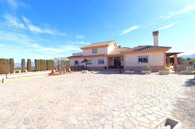 5 sypialnia Willa na sprzedaż w Purias, Lorca z basenem garażem - 399 950 € (Ref: 8244609)