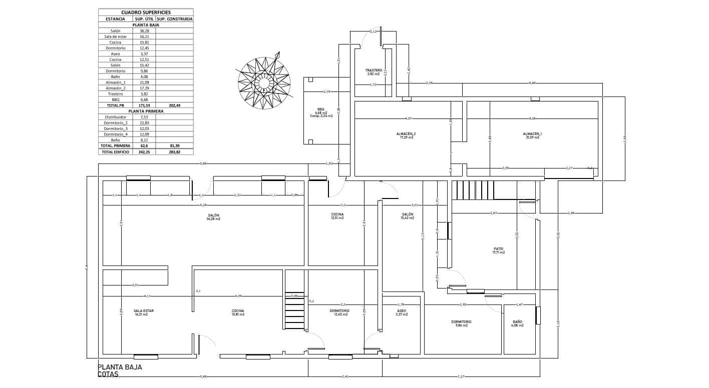 4 camera da letto Finca/Casa di Campagna in vendita in Velez-Rubio - 219.995 € (Rif: 9221344)