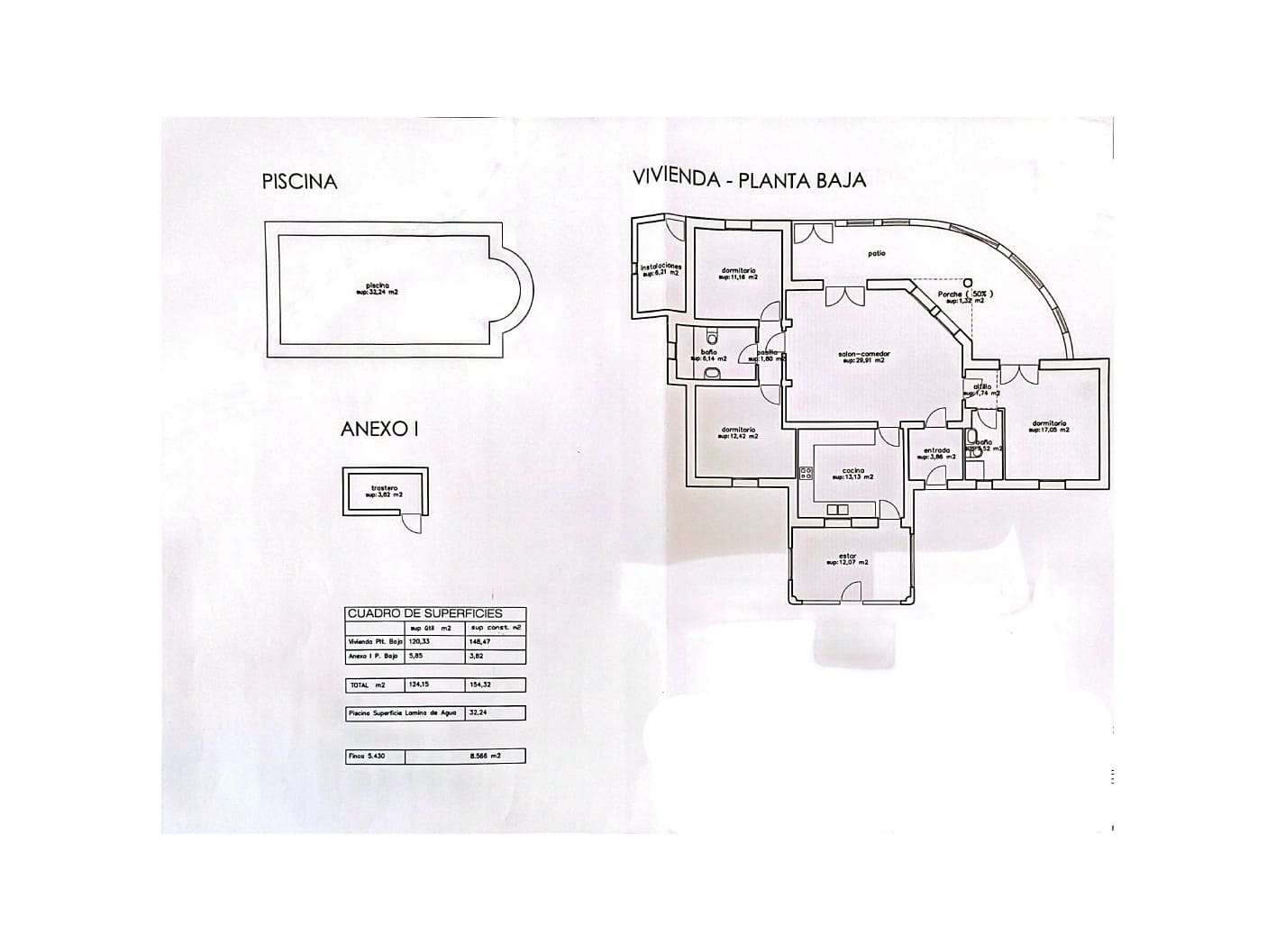 3 soverom Finca/Herregård til salgs i Velez-Blanco med svømmebasseng - € 265 000 (Ref: 9227338)