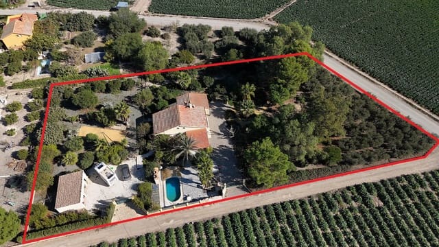 4 sypialnia Finka/Dom wiejski na sprzedaż w Lorca z basenem garażem - 265 000 € (Ref: 9379631)