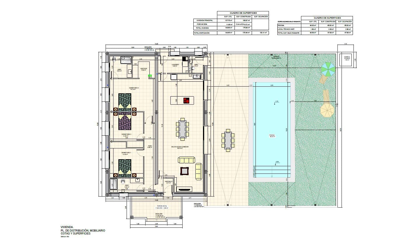 3 sovrum Villa till salu i Purias med pool - 390 000 € (Ref: 9673631)