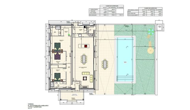 3 slaapkamer Villa te koop in Purias, Lorca met zwembad - € 430.000 (Ref: 9673631)
