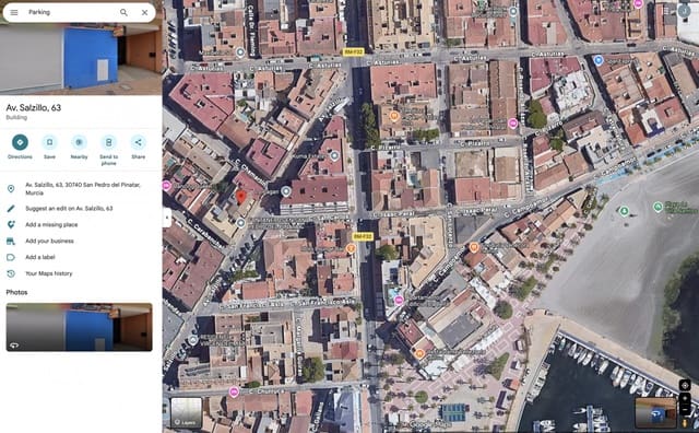 Garagem para venda em Lo Pagan, San Pedro del Pinatar - 12 600 € (Ref: 10154032)