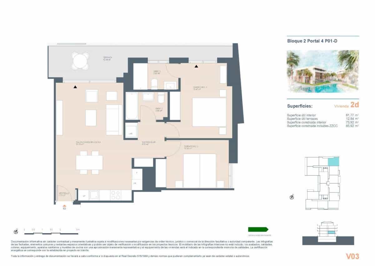 2 soverom Leilighet til salgs i Javea / Xabia - € 333 000 (Ref: 9283706)