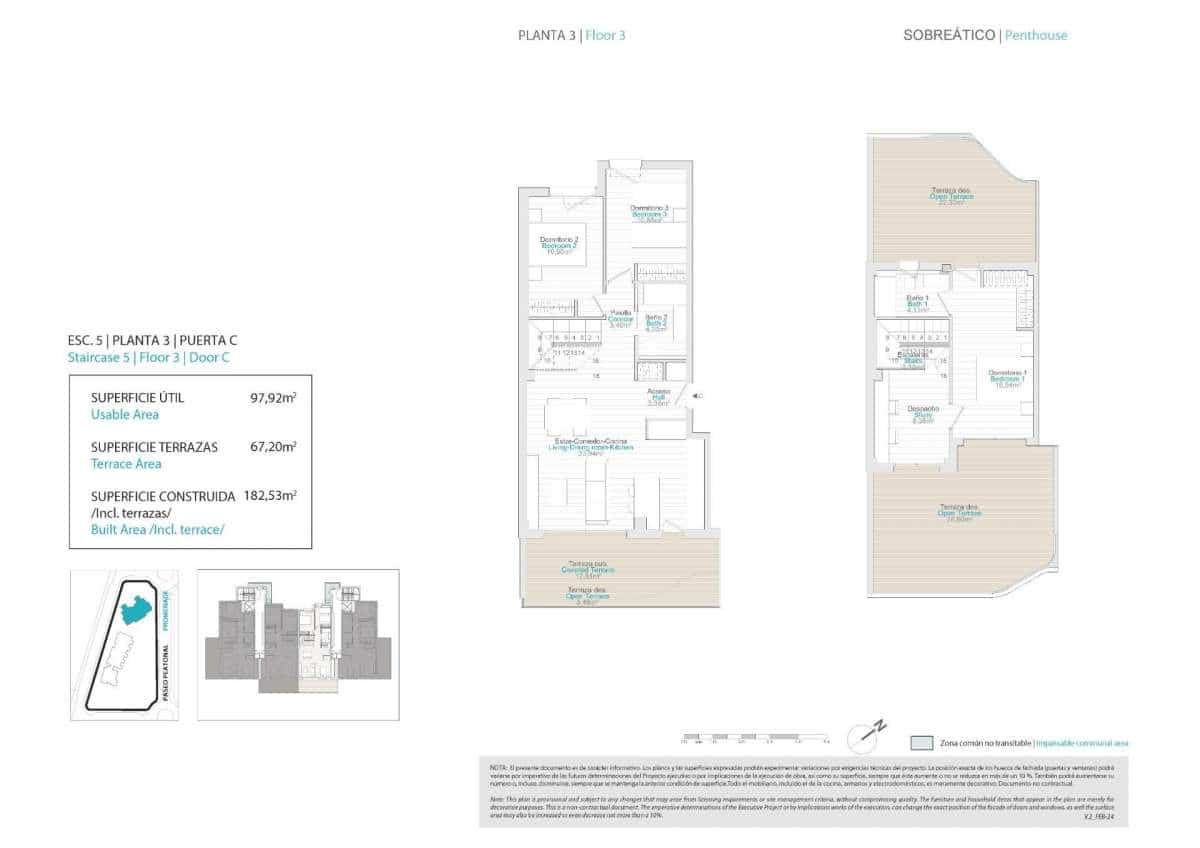 3 chambre Appartement à vendre à La Villajoyosa / Vila Joiosa - 730 000 € (Ref: 9283709)