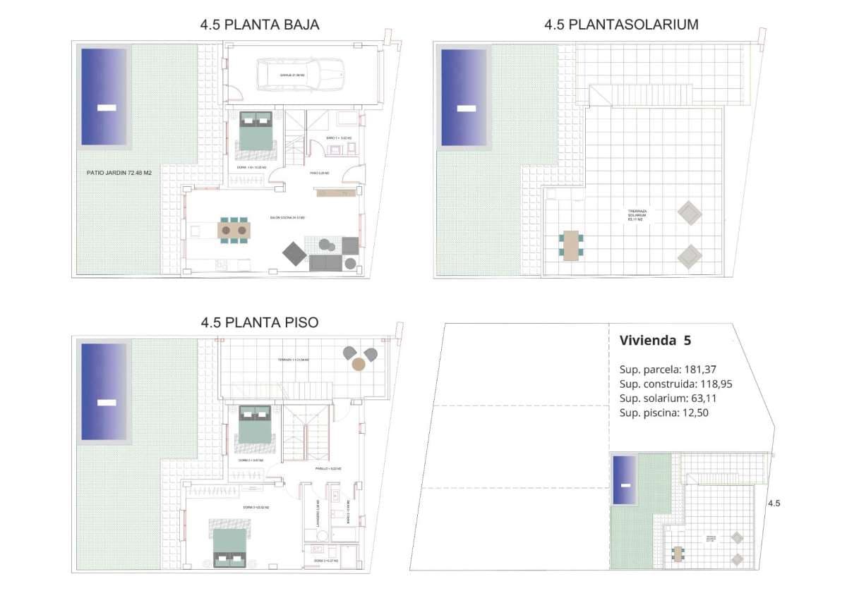 3 soveværelse Villa til salg i Los Belones - € 355.000 (Ref: 9283800)