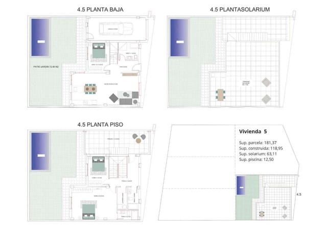 3 soverom Villa til salgs i Los Belones, Cartagena - € 355 000 (Ref: 9283800)