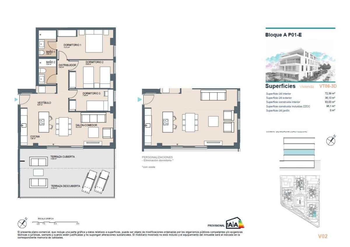 3 soverom Leilighet til salgs i Benicassim - € 525 000 (Ref: 9283849)