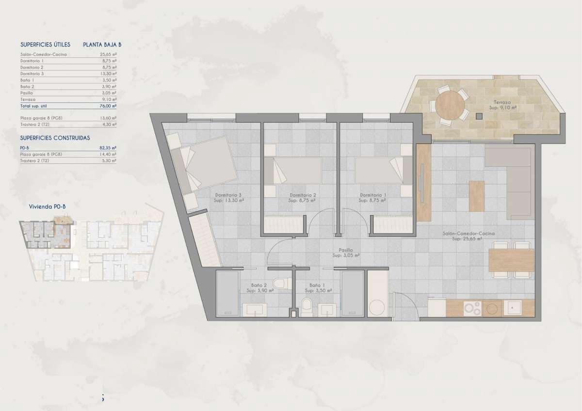 3 bedroom Apartment for sale in Los Cuarteros - € 249,000 (Ref: 9673607)