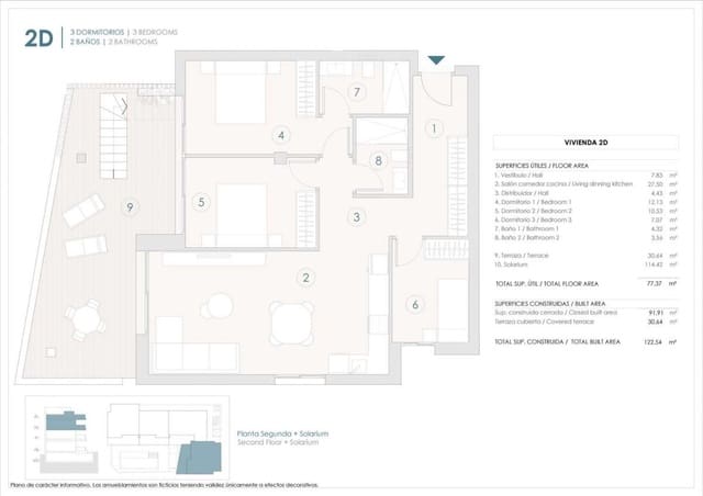 3 makuuhuone Huoneisto myytävänä paikassa Benijófar - 410 000 € (Ref: 9832488)