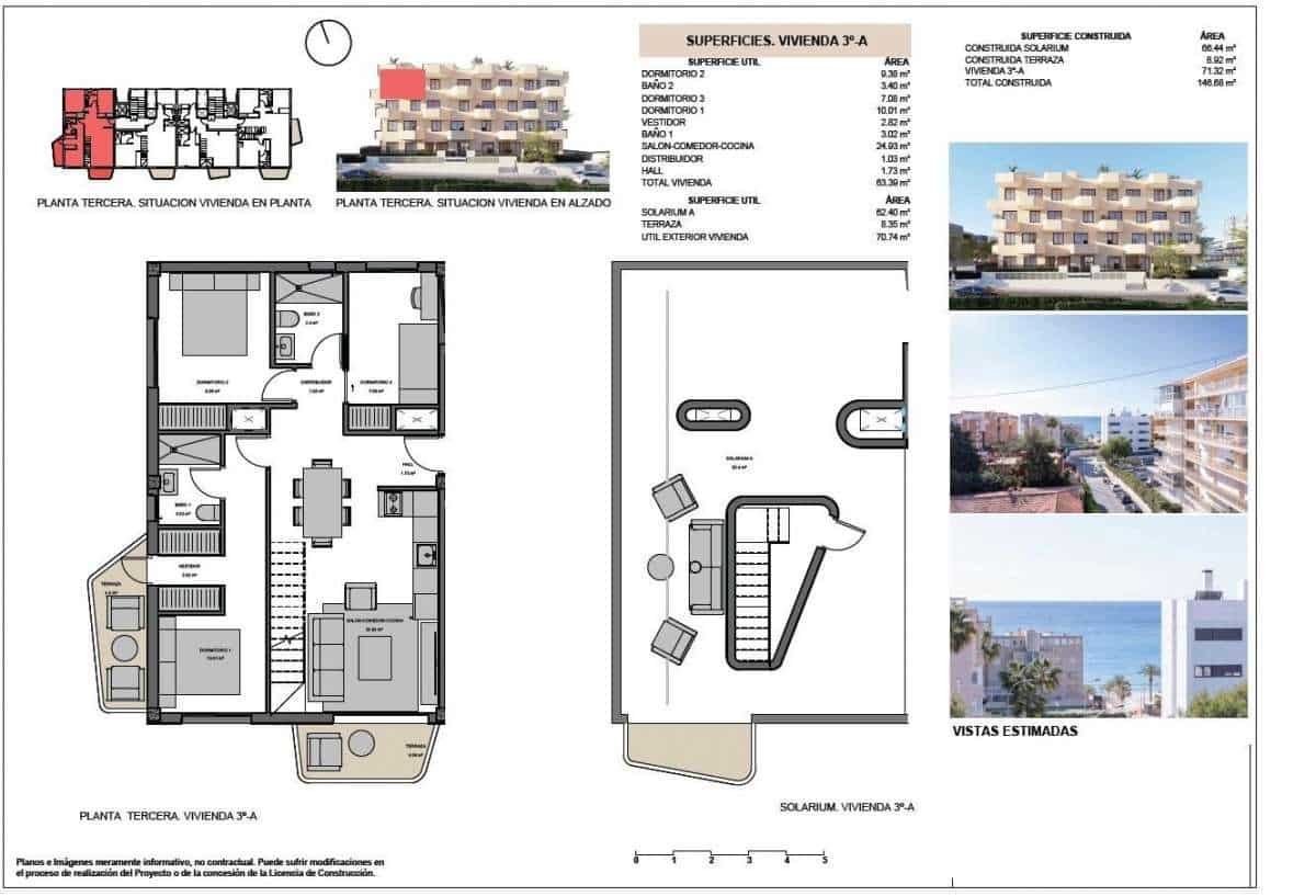 3 chambre Appartement à vendre à El Campello - 600 000 € (Ref: 9832532)