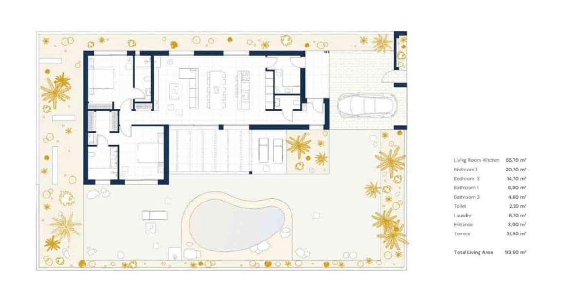 Chalet de 2 habitaciones en Murcia ciudad en venta - 614.000 € (Ref: 9832550)