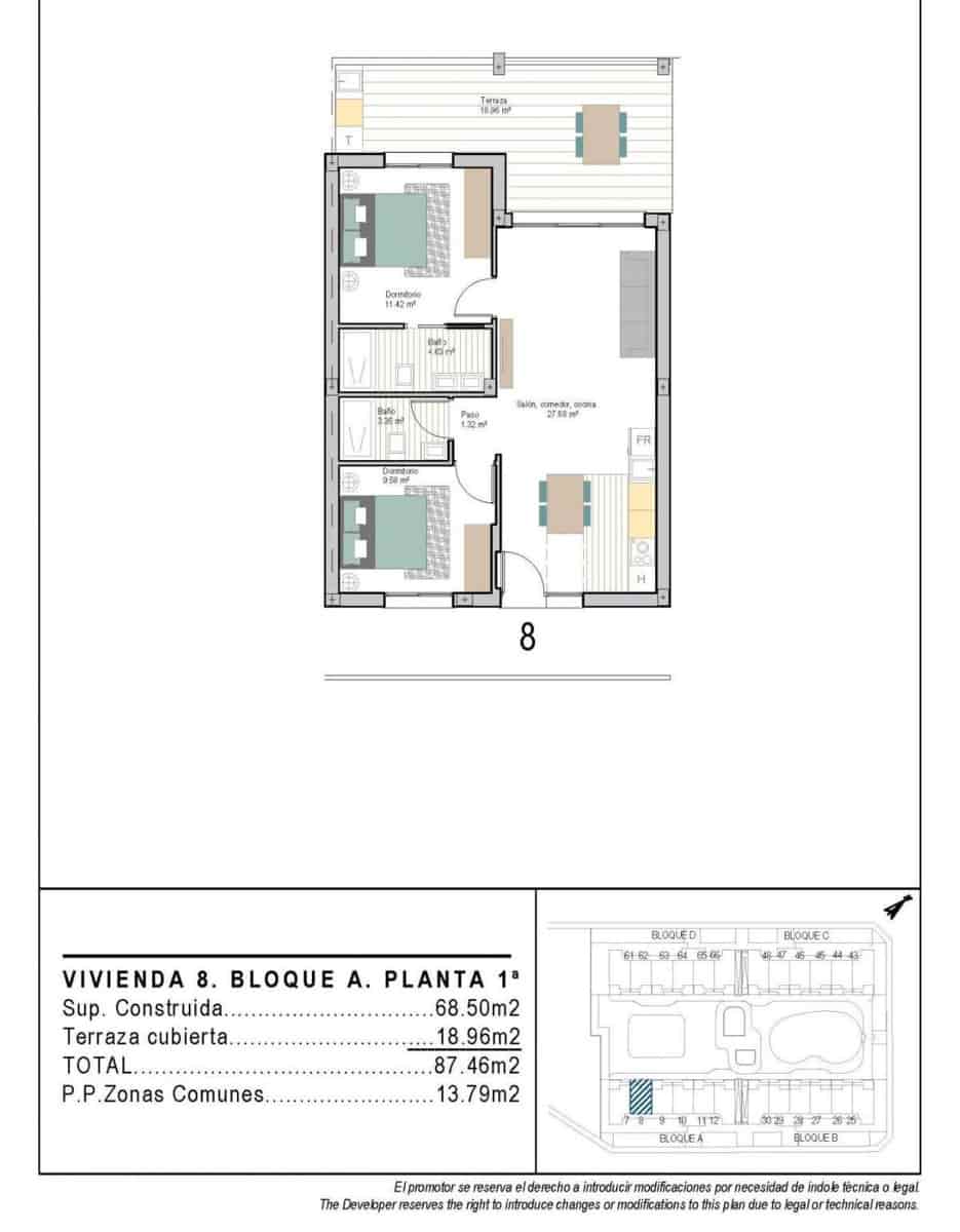 2 bedroom Apartment for sale in San Cayetano - € 226,900 (Ref: 9832565)