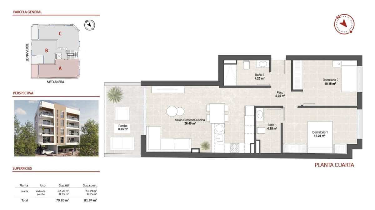 2 soveværelse Lejlighed til salg i Lo Pagan - € 259.900 (Ref: 9832572)