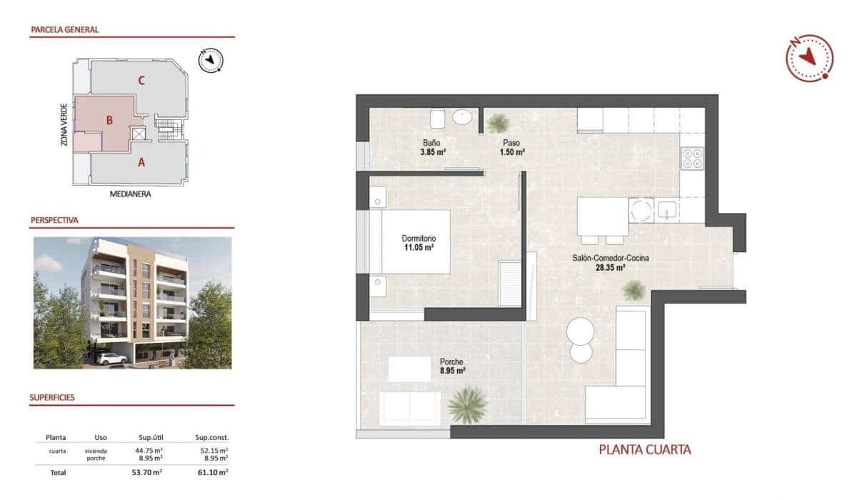 1 soverom Leilighet til salgs i Lo Pagan - € 229 900 (Ref: 9832573)