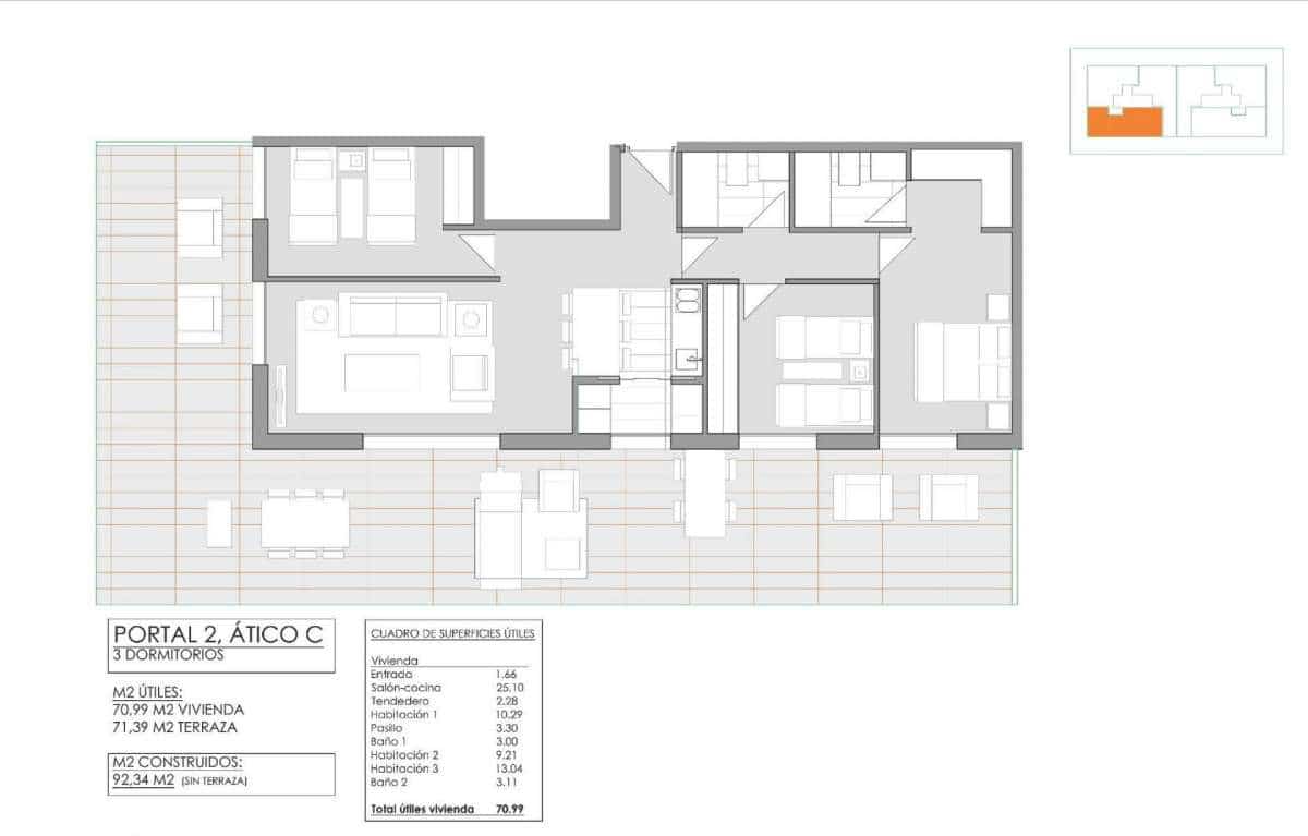 3 soveværelse Lejlighed til salg i Javea / Xabia - € 525.000 (Ref: 9832586)