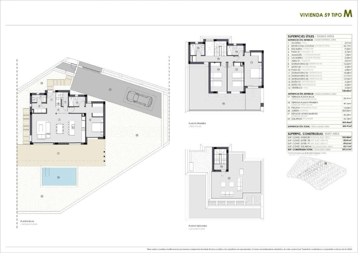 4 soveværelse Villa til salg i Polop med garage - € 939.000 (Ref: 9832596)