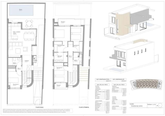 4 quarto Moradia para venda em Aguilas com piscina garagem - 399 000 € (Ref: 9832602)