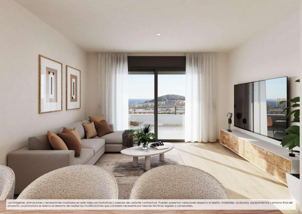 2 quarto Apartamento para venda em Finestrat com piscina garagem - 416 000 € (Ref: 9832638)