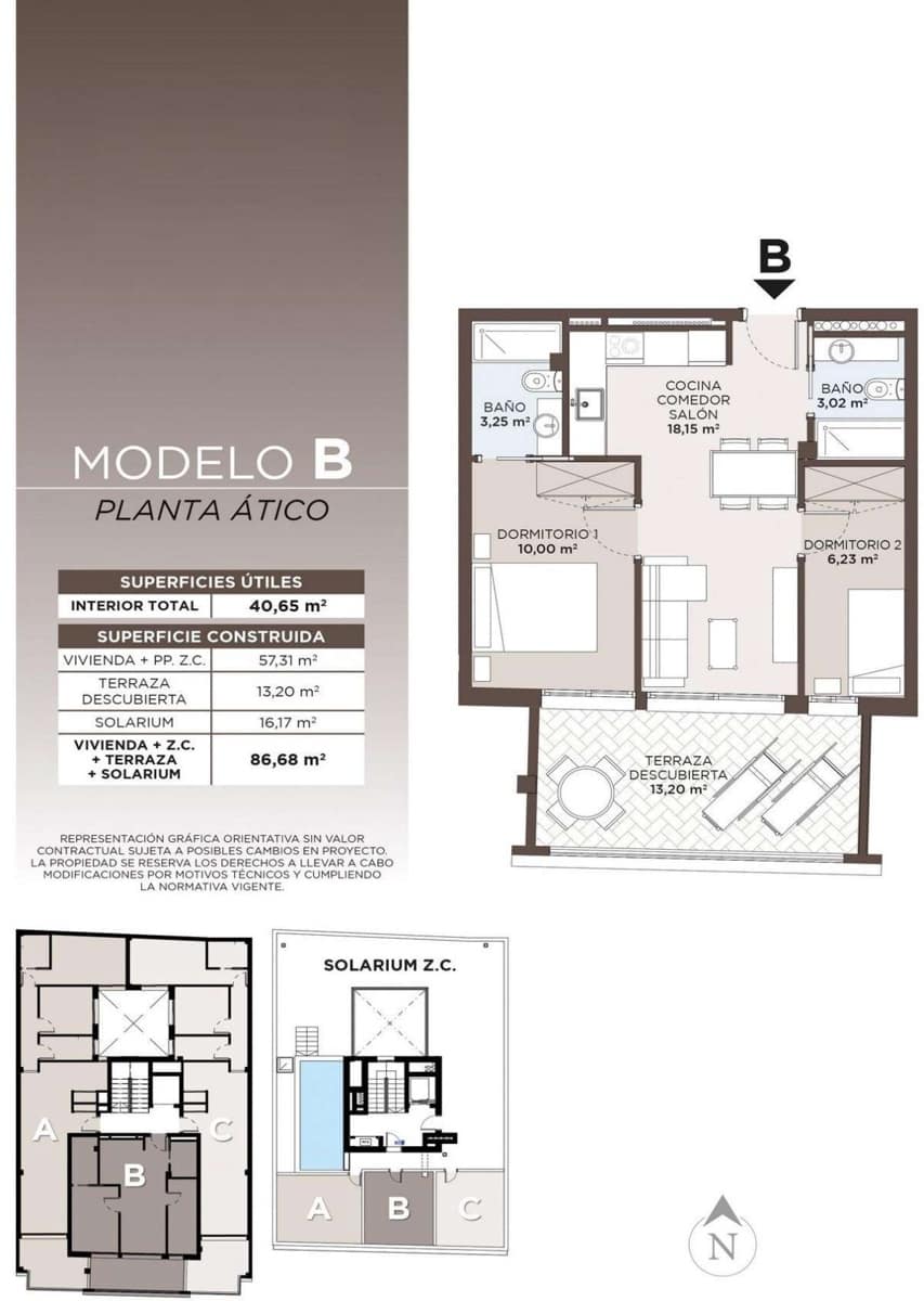 2 quarto Apartamento para venda em Torrevieja - 310 000 € (Ref: 9832639)
