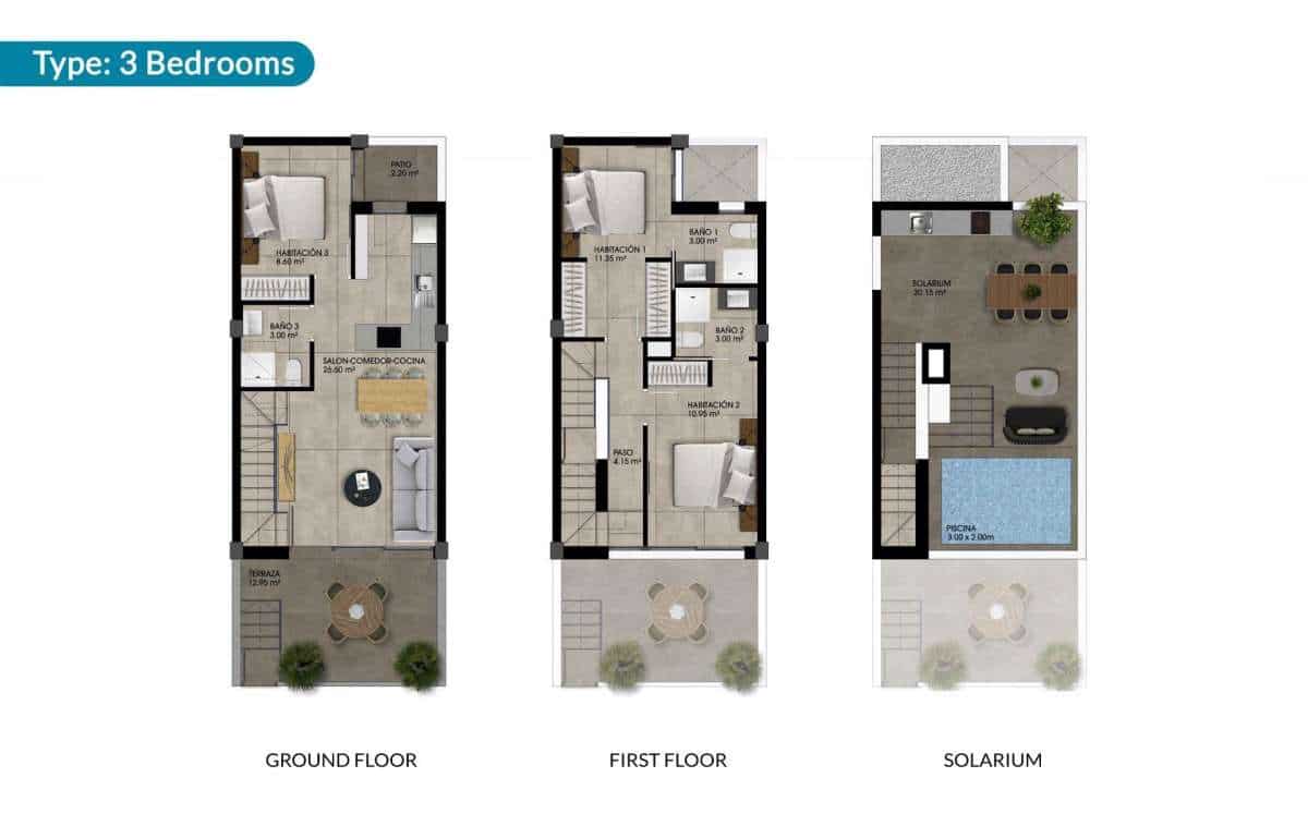 3 camera da letto Casa in vendita in Dolores - 259.000 € (Rif: 9832669)