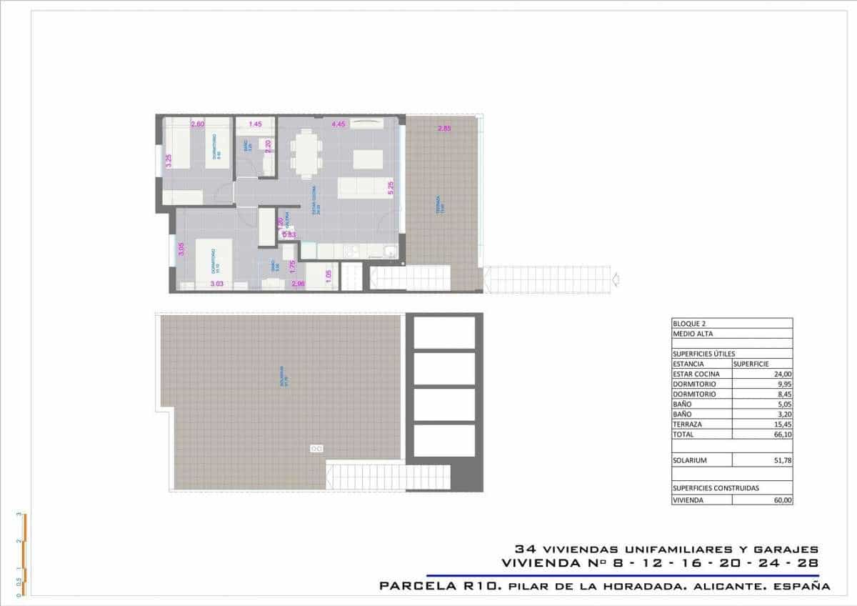 2 soveværelse Bungalow til salg i Pilar de la Horadada - € 320.000 (Ref: 9832682)