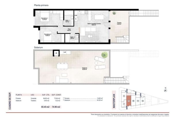 1 soverom Leilighet til salgs i San Pedro del Pinatar med svømmebasseng garasje - € 252 900 (Ref: 9832695)