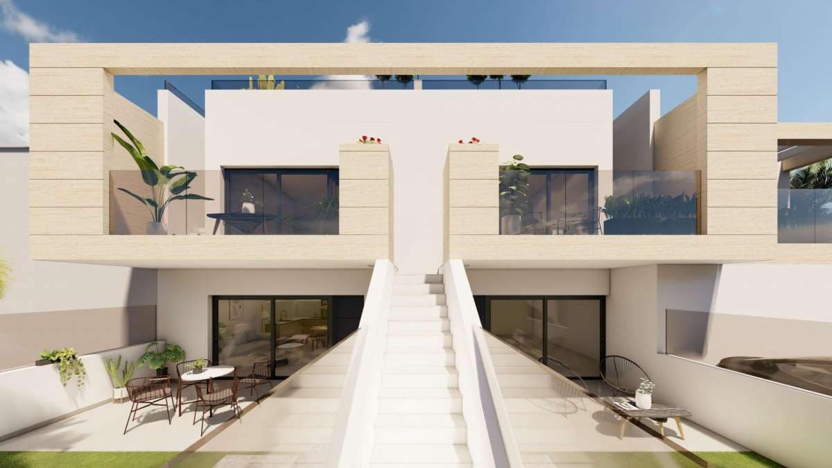 2 soveværelse Bungalow til salg i San Pedro del Pinatar med swimmingpool garage - € 279.000 (Ref: 9832696)