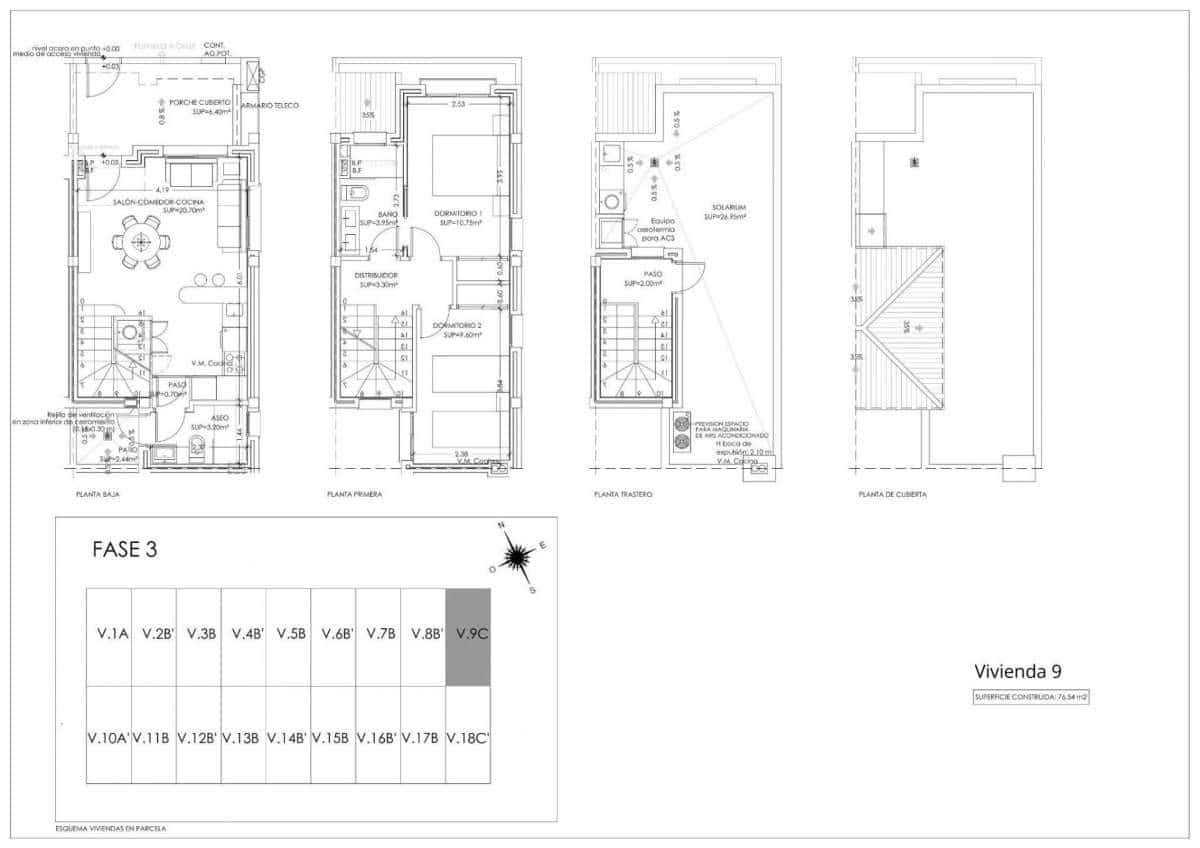 2 soverom Rekkehus til salgs i Torre-Pacheco - € 229 900 (Ref: 9832700)