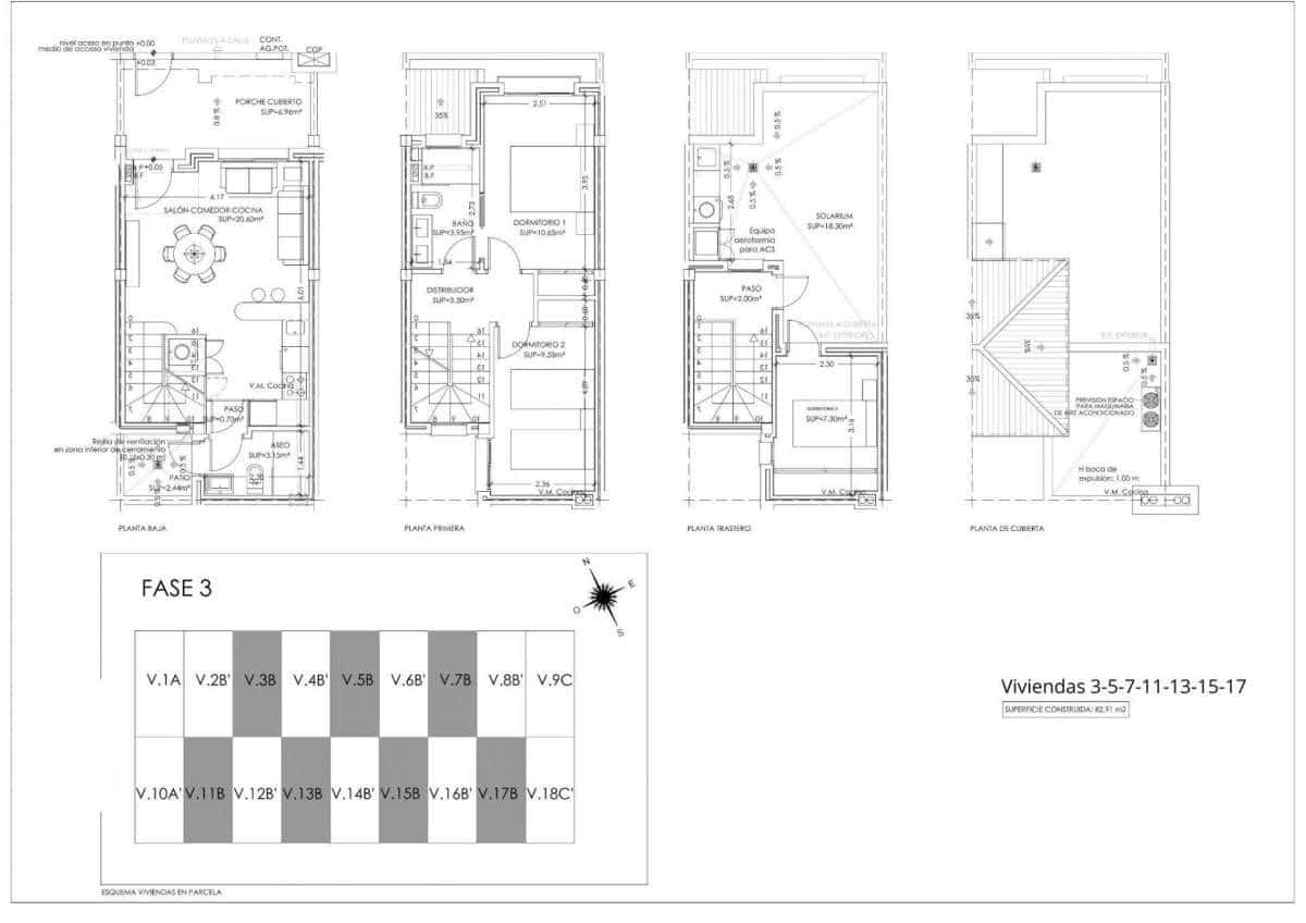 3 camera da letto Casa in vendita in Torre-Pacheco con piscina garage - 239.900 € (Rif: 9832701)