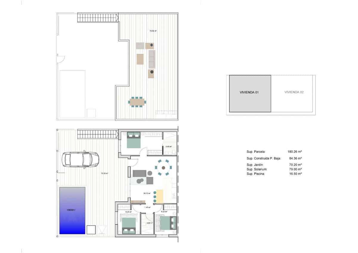 3 soverom Rekkehus til salgs i Torre-Pacheco - € 279 900 (Ref: 9832702)