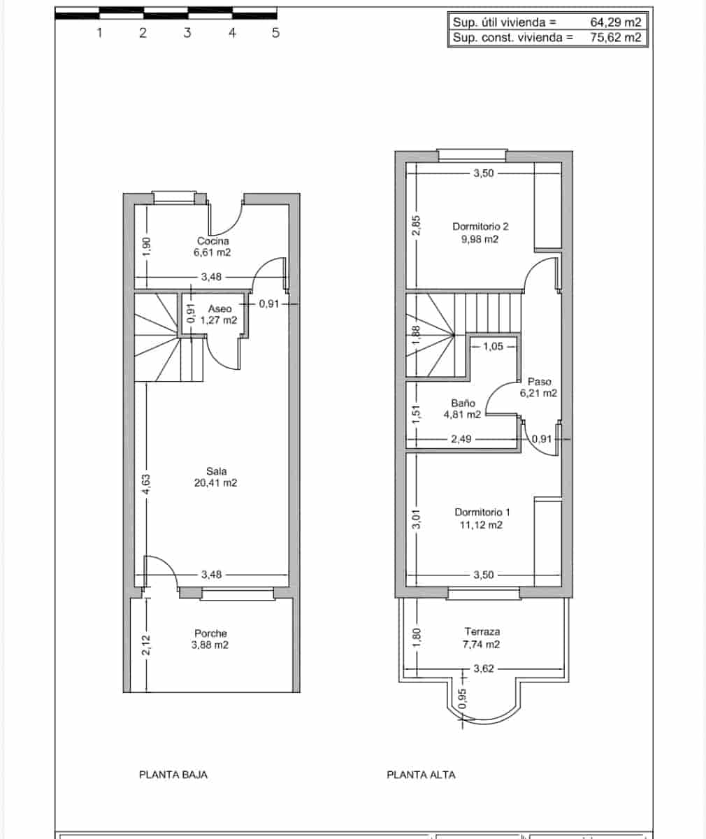 2 bedroom Terraced Villa for sale in Rojales - € 185,000 (Ref: 9834509)