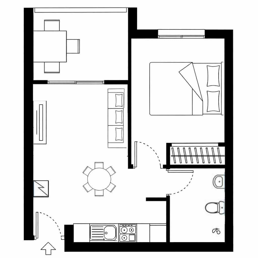 1 quarto Bungalow para venda em Torrevieja - 115 000 € (Ref: 9872319)