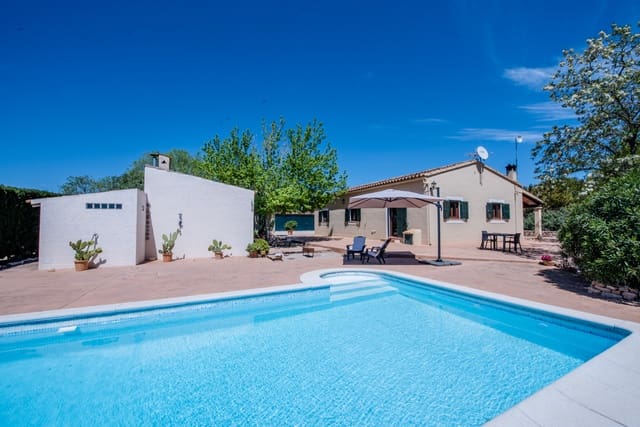 4 sypialnia Finka/Dom wiejski na sprzedaż w Sencelles z basenem garażem - 850 000 € (Ref: 9166473)